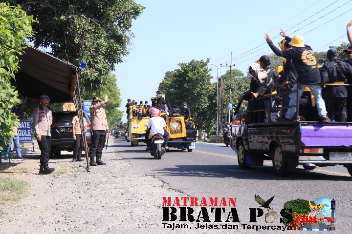 Kegiatan Acara Suran Agung PSHW Berjalan Kondusif, Kapolres Madiun Berikan Apresiasi